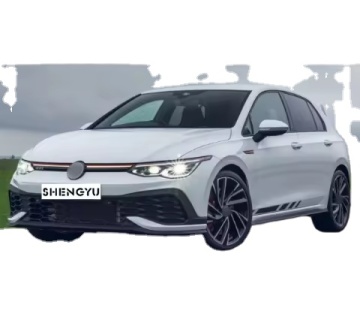 Volkswagen Golf 8 GTI Clubsport Facelift Car Bumper Kit with Grille, Side Skirts, and Rear Diffuser