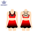 Uniformi tal-cheerleading bil-qawwa taż-żagħżugħa bil-falda