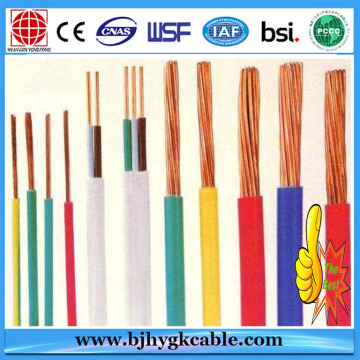 Cables de cobre aislados de PVC de 4 mm