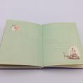 Paper cute notebook with cute graph