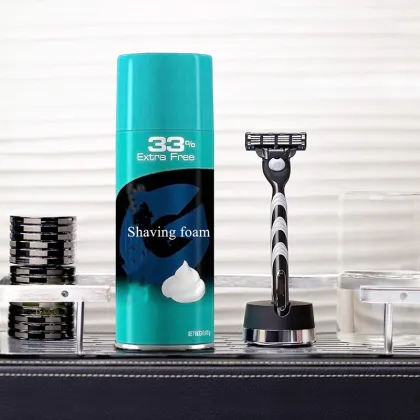Private label men Beard cleansing shaving foam