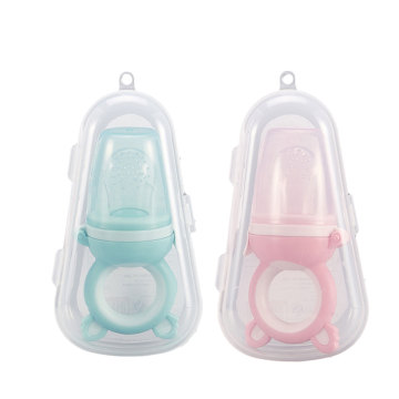 Baby nipple Fresh Food Nibbler Baby Pacifiers Feeder Soother Solid Pacifiers Teeth Toys with Storage Box Fruit Feeding Nipple