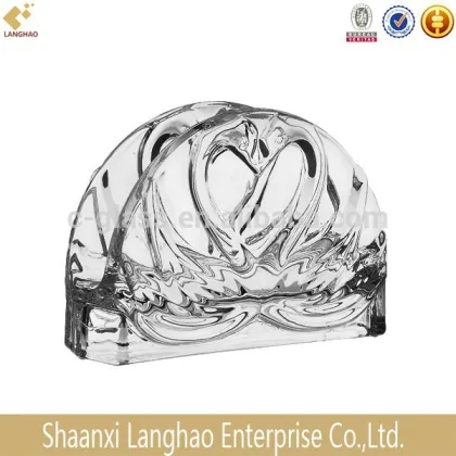 Double Swans Christmas Napkin Holder