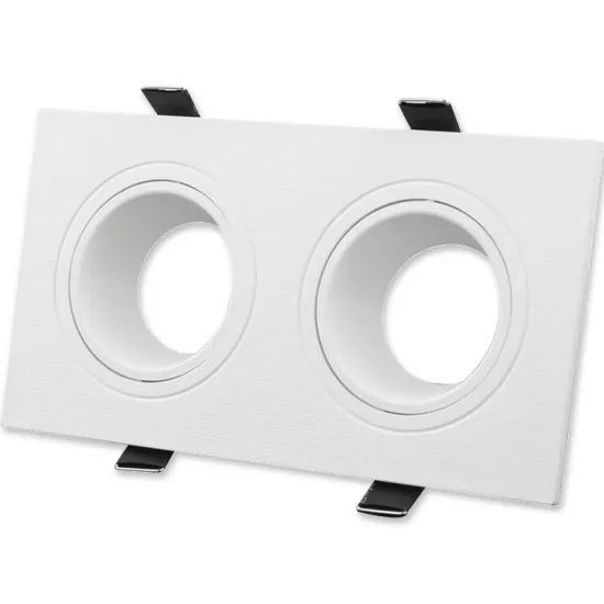 Square One Double Triple COB Module GU10 MR16 Recessed Downlight Frame Ceiling Fixture