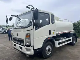 Water transporting tank truck