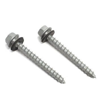 Steel Hex Flange Head Self-Tapping Roofing Screw with Rubber Washer: High-Quality Hardware for Durable Construction Projects