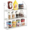 Wall Mounted Hanging Seasoning Organizer Shelf