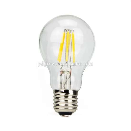 LED Filament Bulb A60 6w Transparent Glass Dimmable E27 Edison Bulb