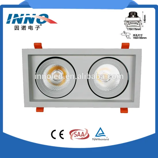 china supplier square cabinet led ceiling spot light modern 2800 lumens 35W dimmable cob spotlight