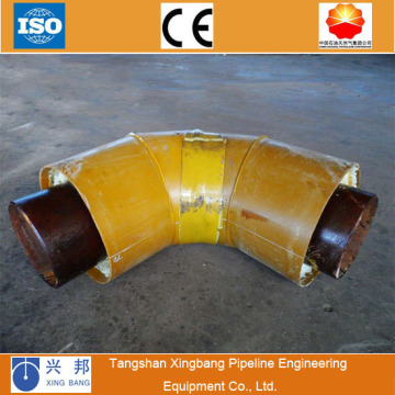 hot water steel high density foam insulation pipe fitting elbow