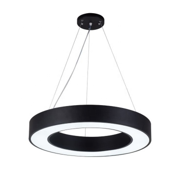 Nordic Style LED Hollow Ring Hanging Light for Gym and Office