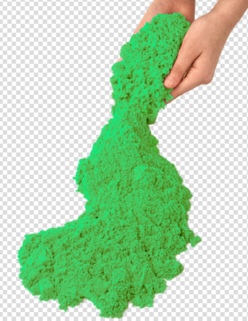 Green Kinetic Sand