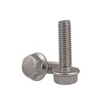 Galvanized stainless steel fastener hex flange bolt