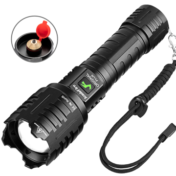 50000 Lumens XHP160 Waterproof Rechargeable LED Flashlight with 5 Modes