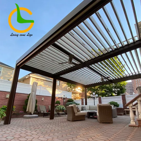 Modern Landscaping: Sheet Panel Steel and Aluminum Pergolas for Gardens