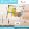 X-shaped pulley clothes hanger 1.5 meters
