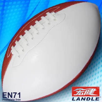 custom american leather footballs