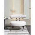 Elegant Leisure Cushion Seat Living Room Chair Modern Luxury Soft Comfortable Cafe Upholstery Dining Chairs