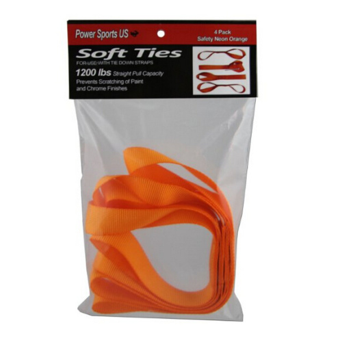 PET Polyester Soft Loop Tie Down Straps 4-Pack