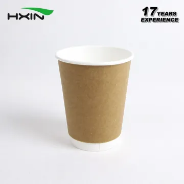12oz double wall kraft paper cup coffee paper cup