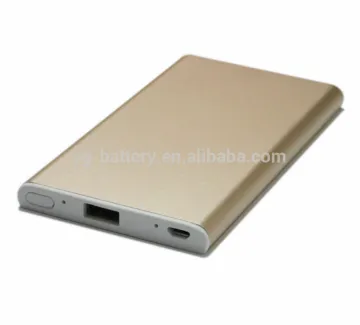 Ultra Thin Polymer Power Bank 4500 mAh with Metal Housing