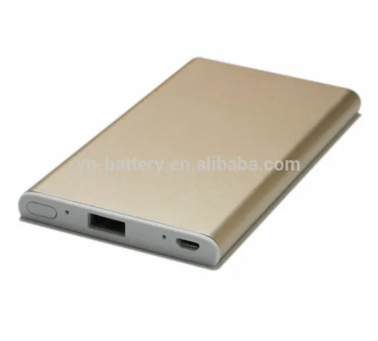 Ultra Thin Polymer Power Bank 4500 mAh with Metal Housing