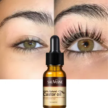 Natural Castor Oil Eyelash Growth Serum for Private Label Wholesale