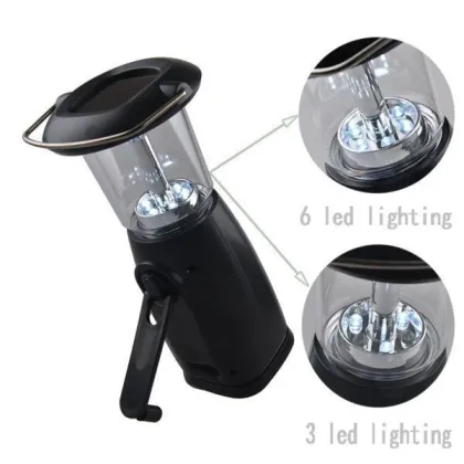 Alite 6 LED Hand Solar Camping Lantern Lamp