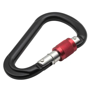 2023 Top Aviation Aluminium Carabiners: Quickdraws with 30KN Load Capacity - D-Shape Autolocking Climbing Carabiners