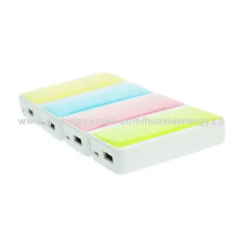 5,200mAh Li-ion Mobile Phone Battery Power Banks with 5V/0.8A Input, Over-charging Protection