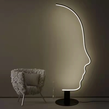 Σκανδιναβική υψηλής ποιότητας LED Dimmable Lamp Floor για σαλόνι