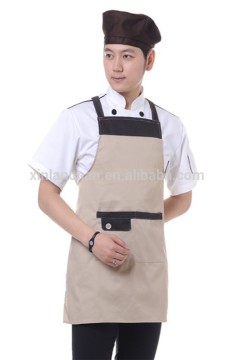 printed custom cotton kitchen apron for chef factory supply directly