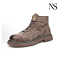 Botas Martin de ante vintage para hombre