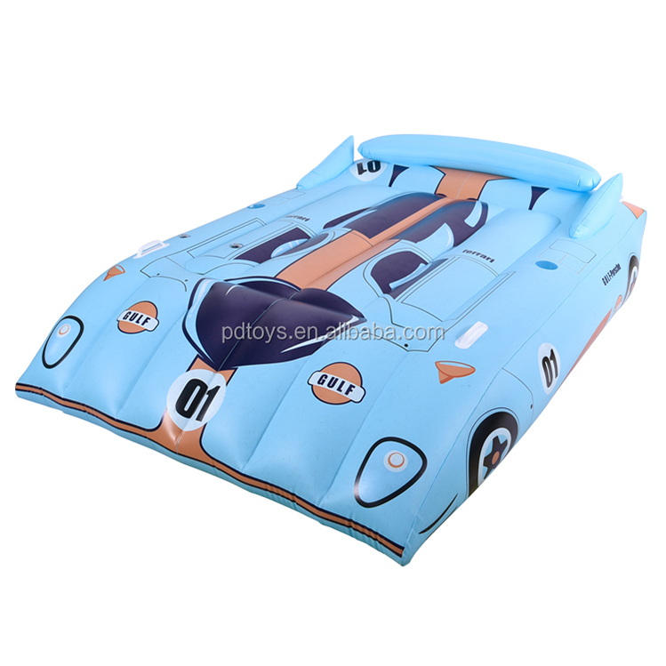 Blue Sports Car Float Adults Inflatable Pool Float