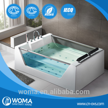 CE luxury Best Acrylic Used Bathtub glass massage bathtub Q413