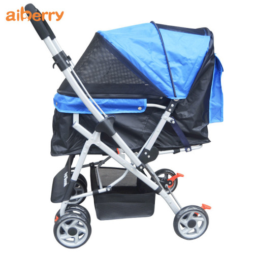 2020 Colorful Folding Double Pets Strollers Trolley