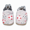 Unisex print baby fodbold bløde læder sko