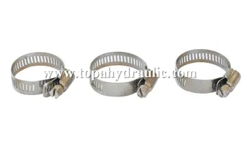 Band small worm stainless steel hose clamp