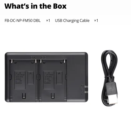 DBLL M+C LCD Dual USB Battery Charger Kit for Sony FW50