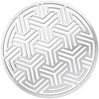 Silver galvanized sheet metal shop decorations