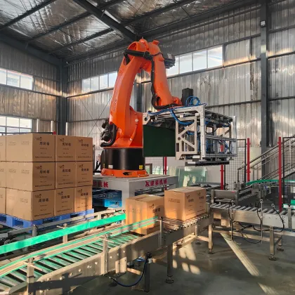 Fully Automatic ABB Robot Palletizer for Carton Boxes