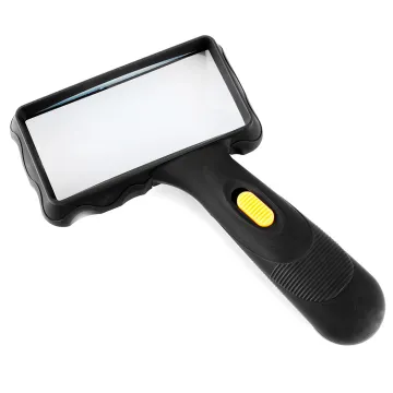 2.5x LED Plastic Rectangular Magnifying Glass Lamp