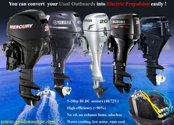 Electric Boat Conversion Kit Outboard Motor Inboard Motor