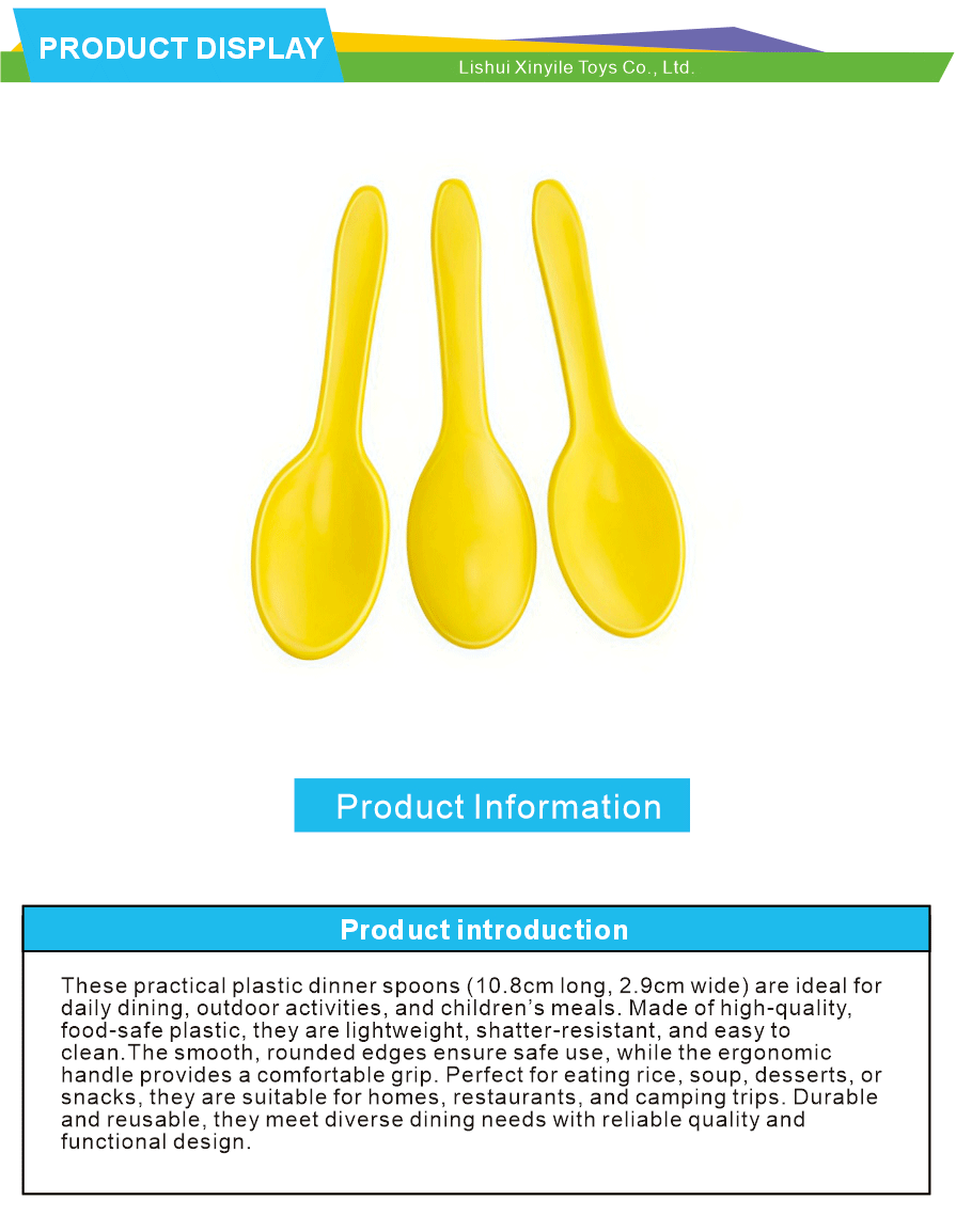 Plastic Dinner Spoons