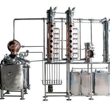 Copper Distillation Equipment for Vodka and Whisky Production, 600L Capacity