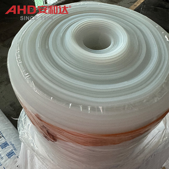 rollo de hoja blanca de caucho de silicona silicone rubber white sheet roll