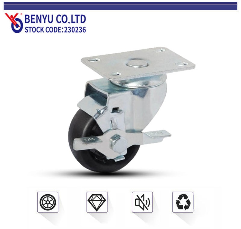 Casters with Brake