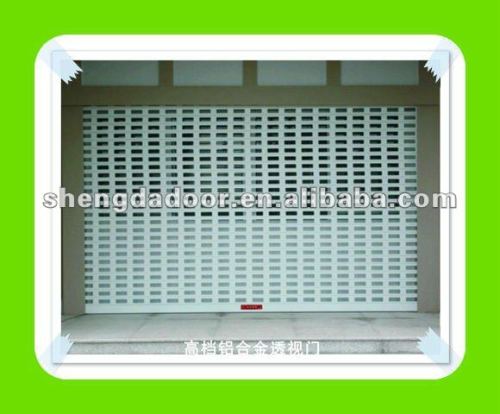 automatic aluminium roll shutter up garage door