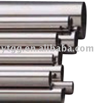 Polished stainless steel pipe