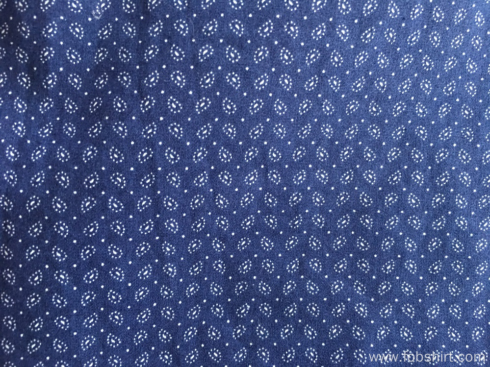 Short Sleeve Shirt Navy Printing